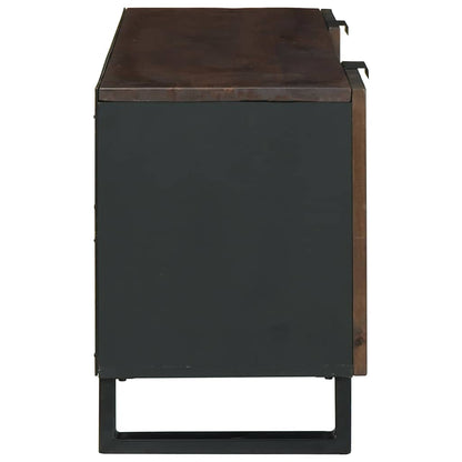 TV-Schrank Braun 105 x 33 x 46 cm massives Mangoholz