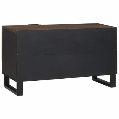 TV-Schrank Braun 80 x 33 x 46 cm massives Mangoholz