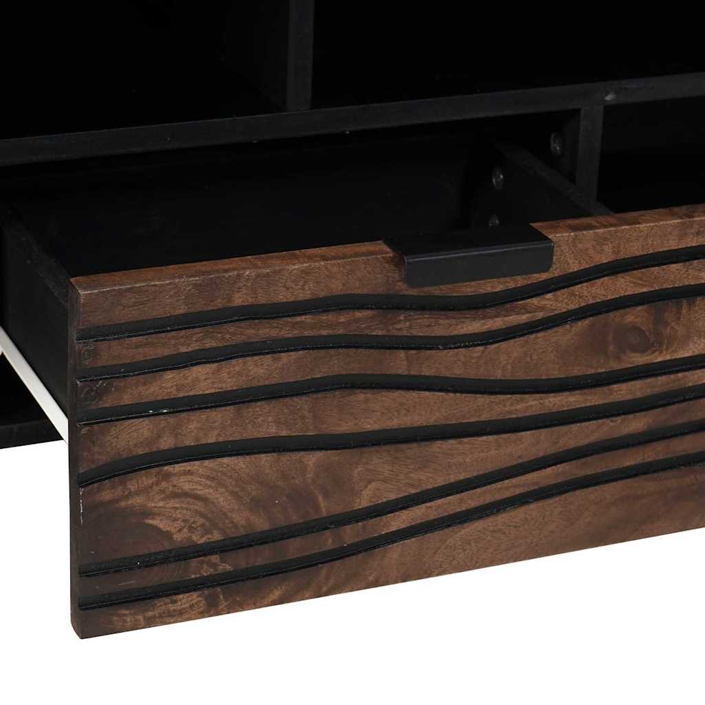 TV-Schrank Braun 105 x 33 x 46 cm massives Mangoholz