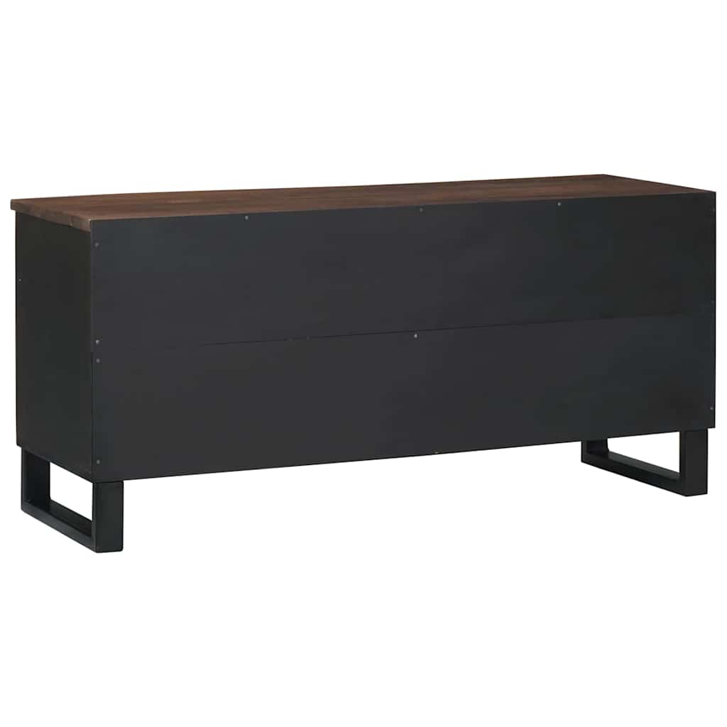 TV-Schrank Braun 105 x 33 x 46 cm massives Mangoholz