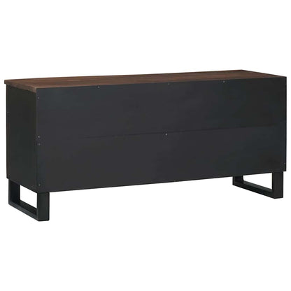 TV-Schrank Braun 105 x 33 x 46 cm massives Mangoholz