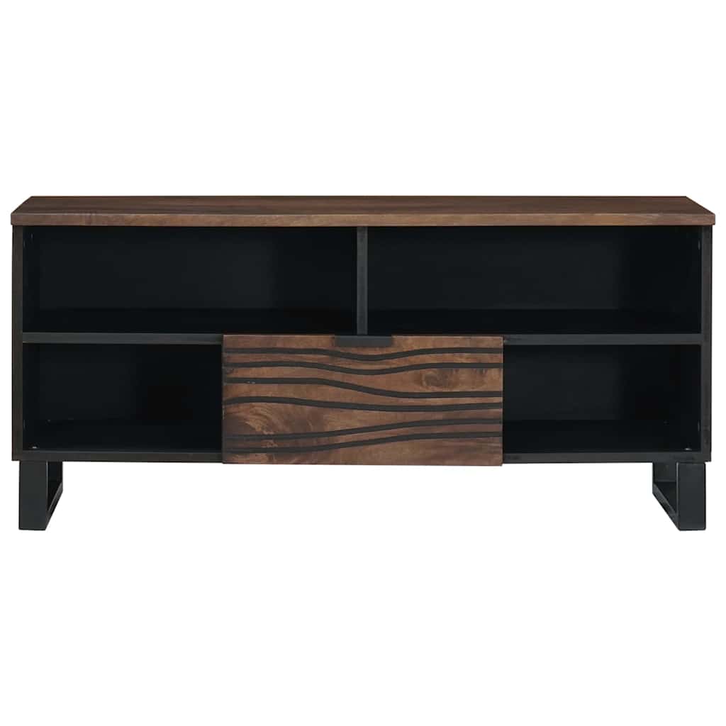 TV-Schrank Braun 105 x 33 x 46 cm massives Mangoholz