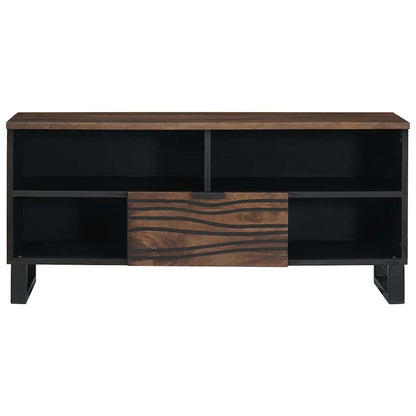 TV-Schrank Braun 105 x 33 x 46 cm massives Mangoholz