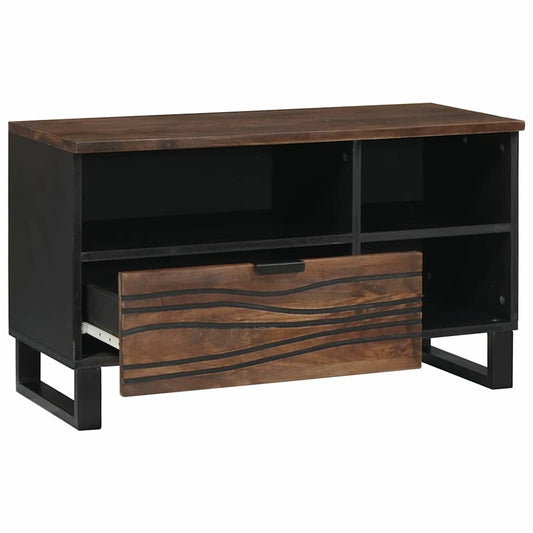 TV-Schrank Braun 80 x 33 x 46 cm massives Mangoholz