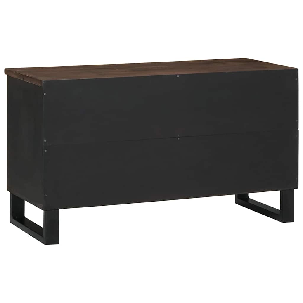 TV-Schrank Braun 80 x 33 x 46 cm massives Mangoholz