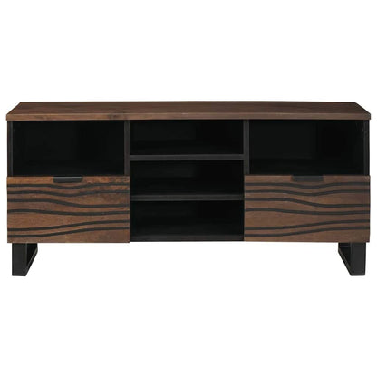 TV-Schrank Braun 100 x 33 x 46 cm massives Mangoholz