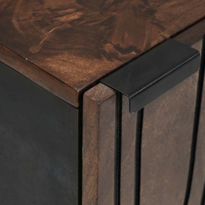 Waschbeckenschrank Walnuss 38 x 33,5 x 48 cm Holzwerkstoff