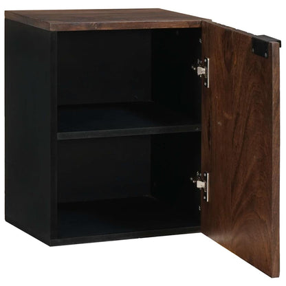 Waschbeckenunterschrank Braun und Schwarz 38 x 33,5 x 48 cm