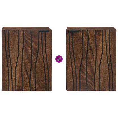 Waschbeckenschrank Walnuss 38 x 33,5 x 48 cm Holzwerkstoff