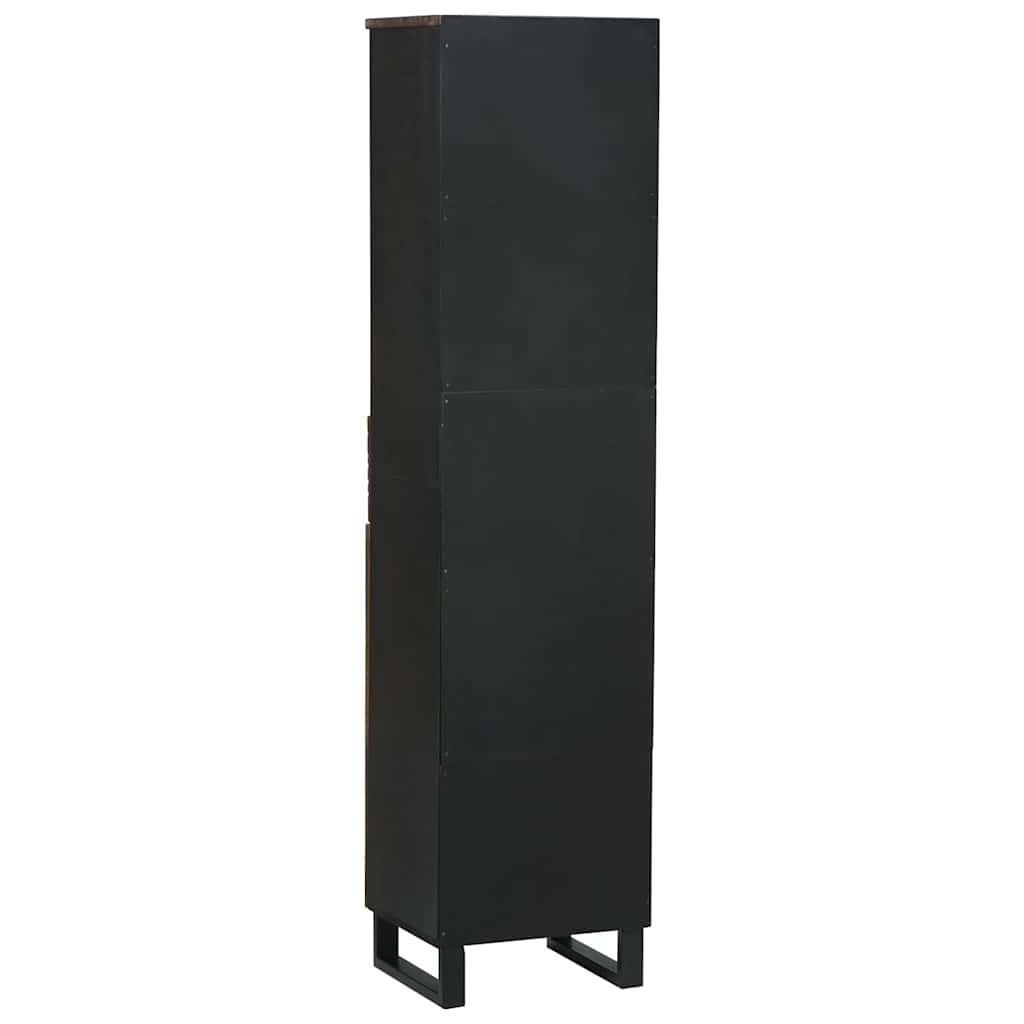 Badezimmerschrank mit Regal mit Speicher Braun 38 x 33 x 160 cm