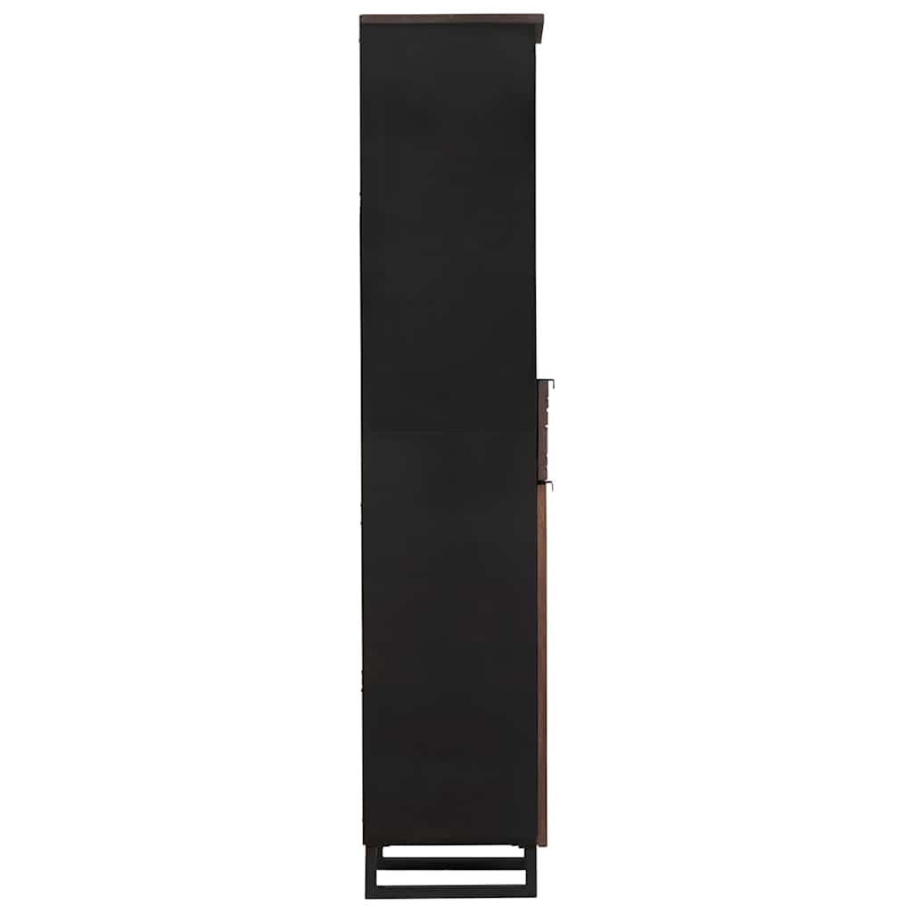 Badezimmerschrank mit Regal mit Speicher Braun 38 x 33 x 160 cm