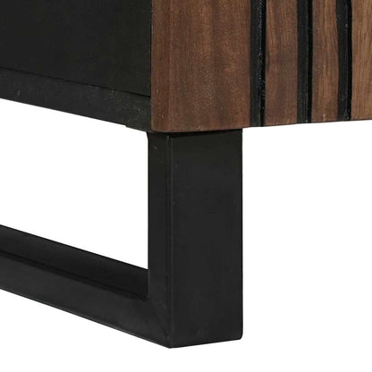 Sideboard Braun 60 x 33 x 75 cm massives Mangoholz