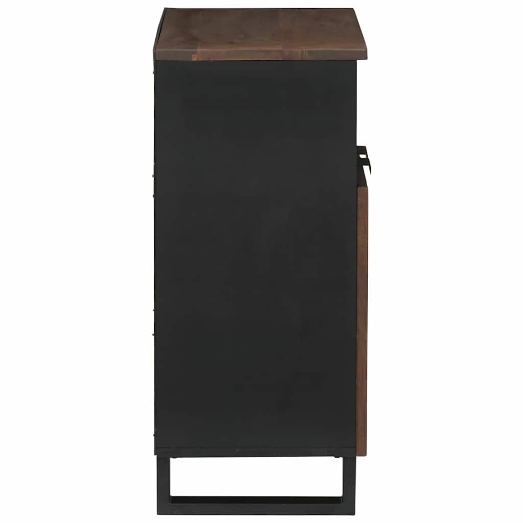 Sideboard Braun 60 x 33 x 75 cm massives Mangoholz