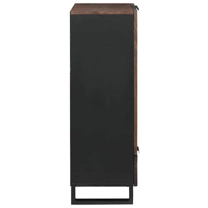 Hochboard Braun 60 x 33 x 100 cm massives Mangoholz