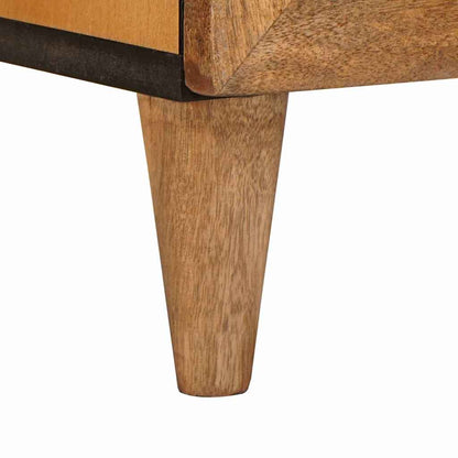 TV-Schränk Hellbraun 105 x 33 x 46 cm massives Mangoholz