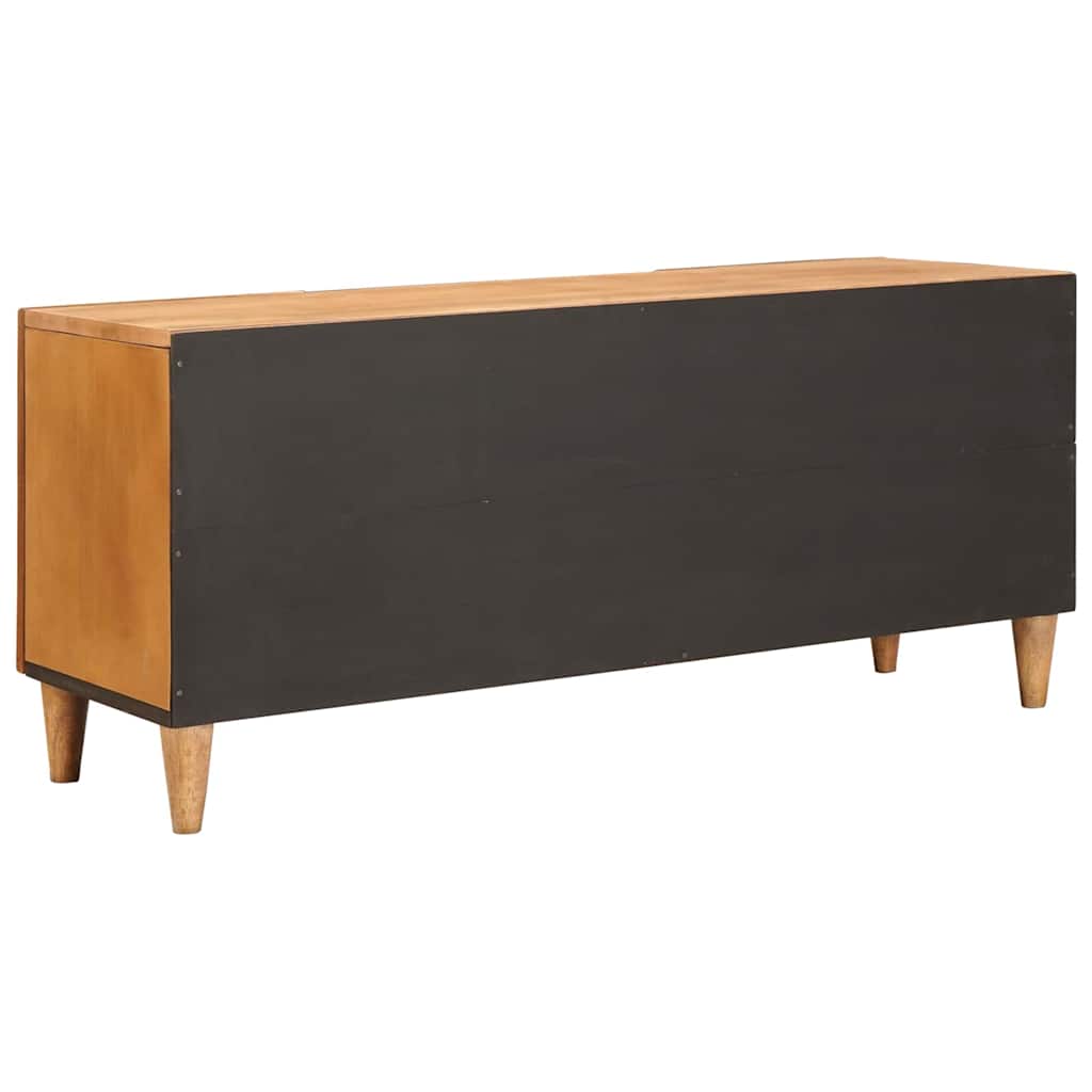 TV-Schränk Hellbraun 105 x 33 x 46 cm massives Mangoholz