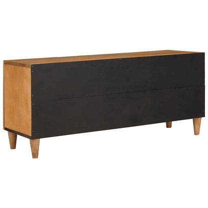 TV-Schränk Hellbraun 105 x 33 x 46 cm massives Mangoholz