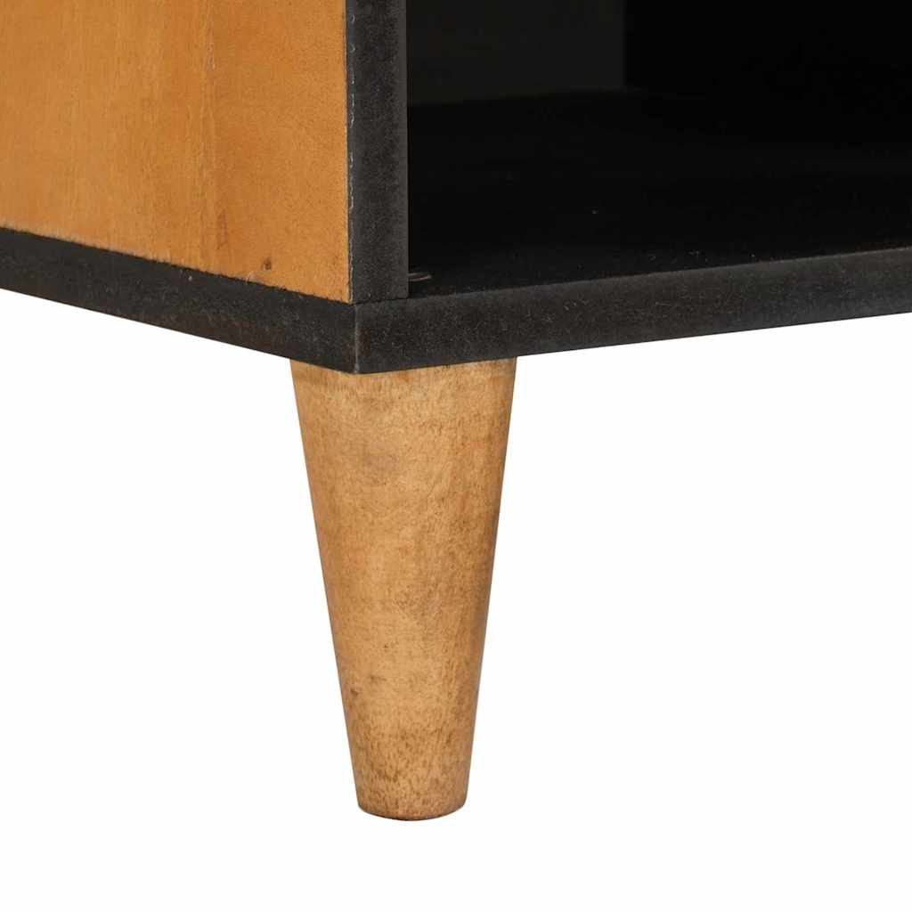 TV-Schränk Hellbraun 80 x 33 x 46 cm massives Mangoholz