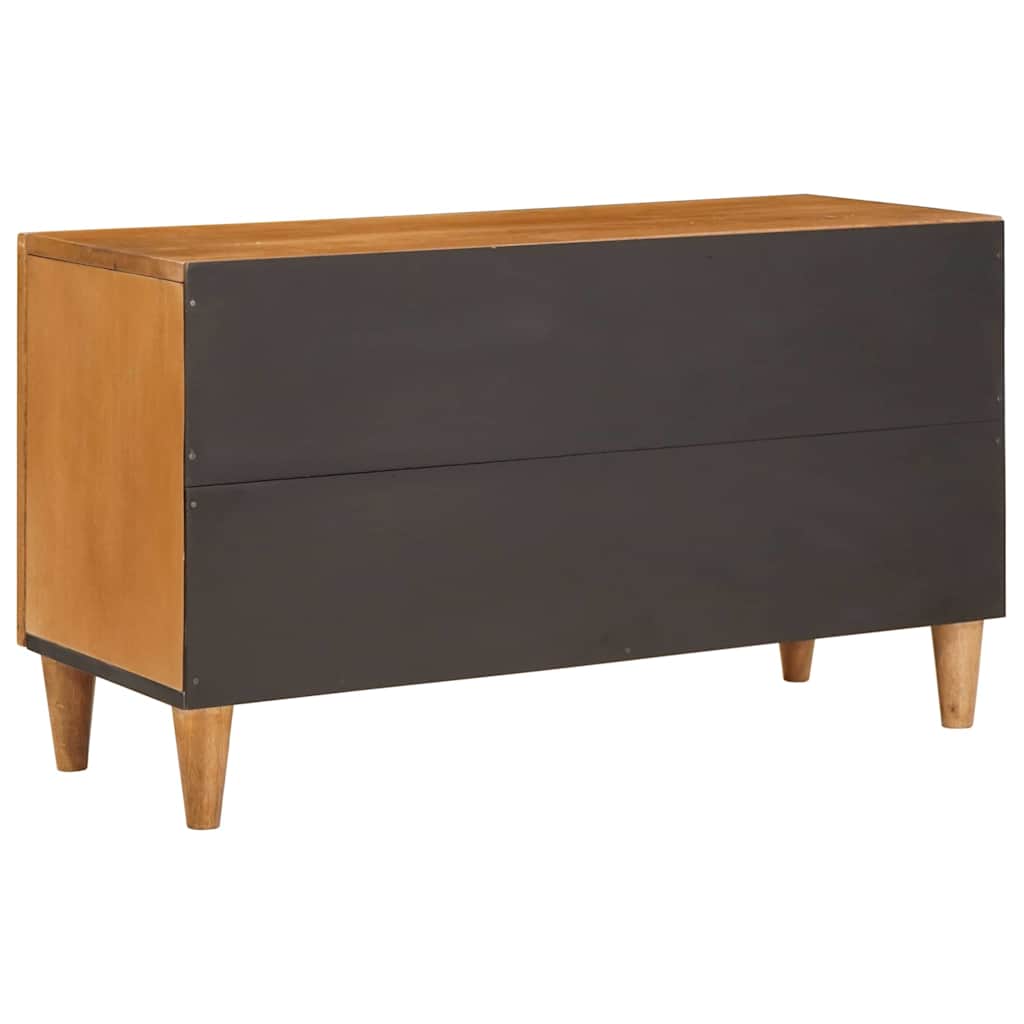 TV-Schränk Hellbraun 80 x 33 x 46 cm massives Mangoholz