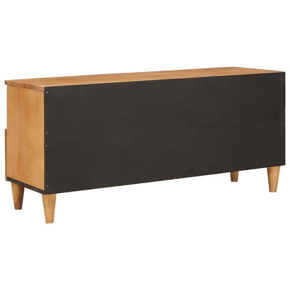 TV-Schränk Hellbraun 100 x 33 x 46 cm massives Mangoholz