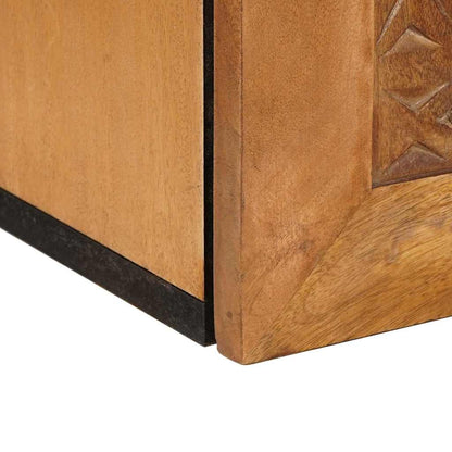 Badezimmer Schrank Wandmontiert Hellbraun 38 x 33,5 x 160 cm