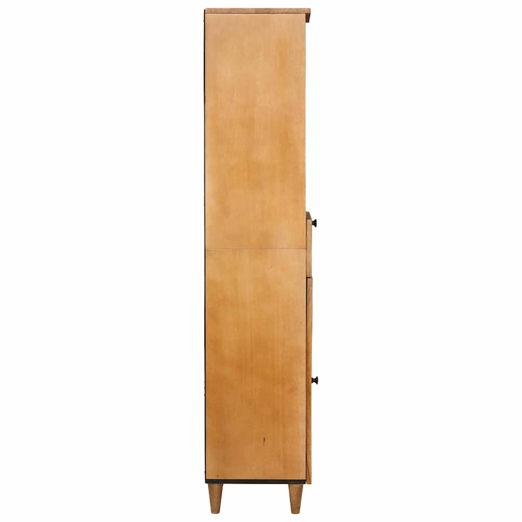 Badezimmer Schrank mit Schubladen Hellbraun 38 x 33,5 x 160 cm