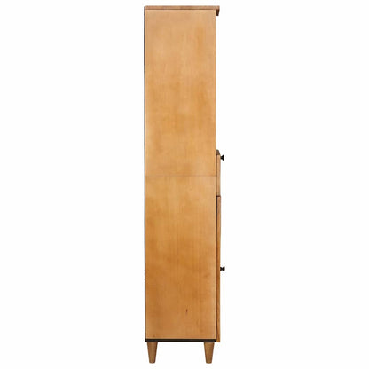 Badezimmer Schrank mit Schubladen Hellbraun 38 x 33,5 x 160 cm
