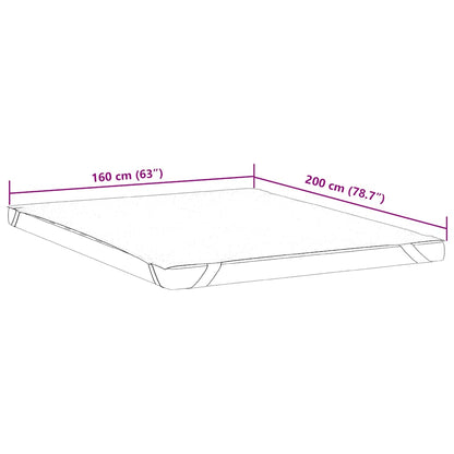 Matratzenschoner Weiß 160x200 cm Wasserdicht