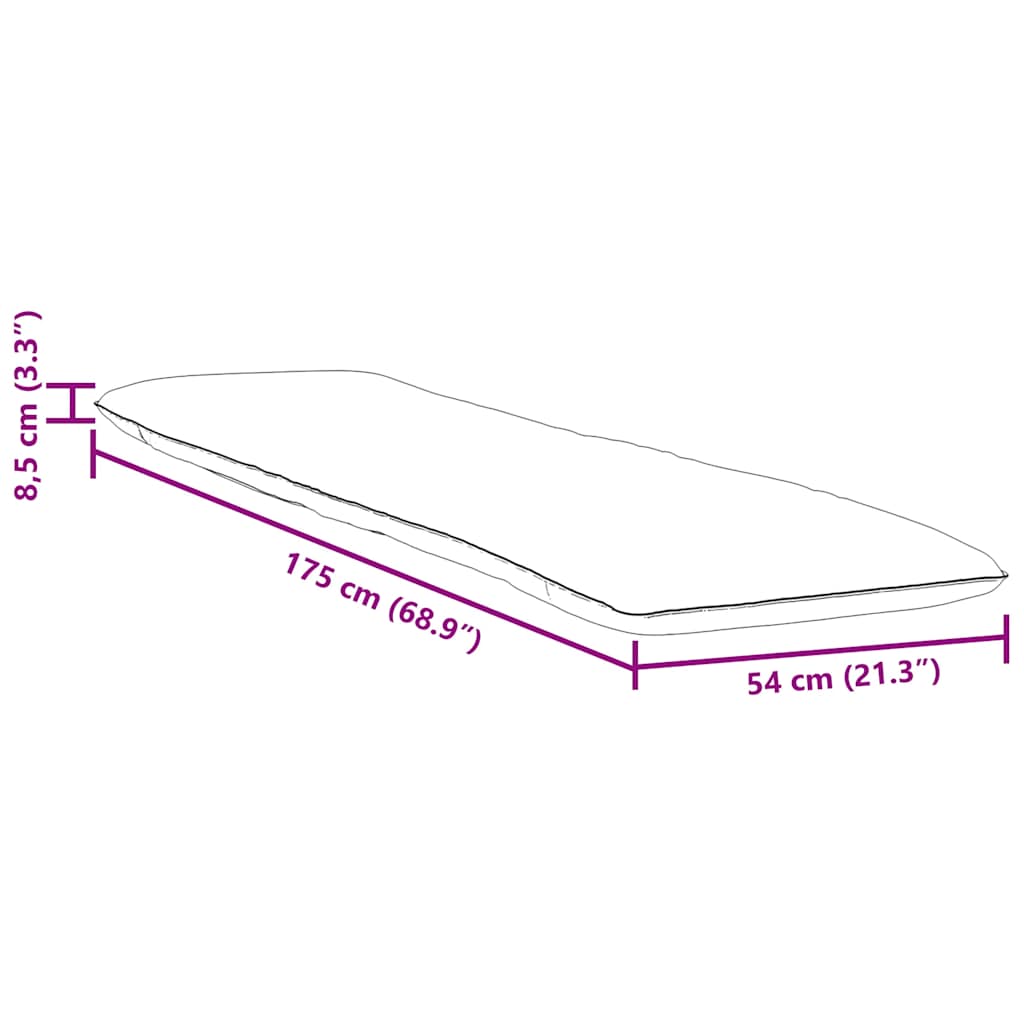Sonnenliege Klappbar Rot Karomuster 175x54x8,5 cm Oxford-Gewebe