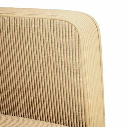 Zweisitzer-Sofa Graugrün 109 cm Cordstoff