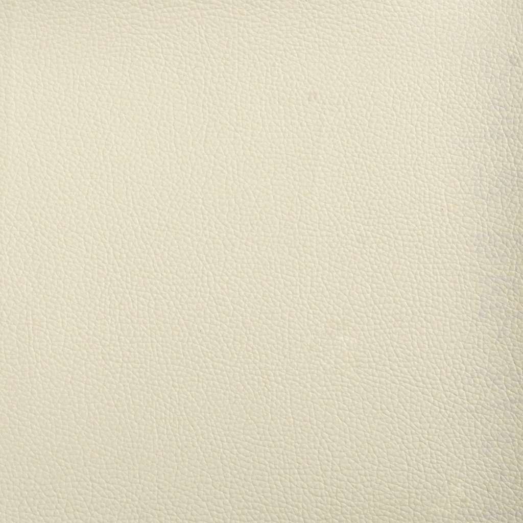 Zweisitzer-Sofa Creme 110 cm Kunstleder