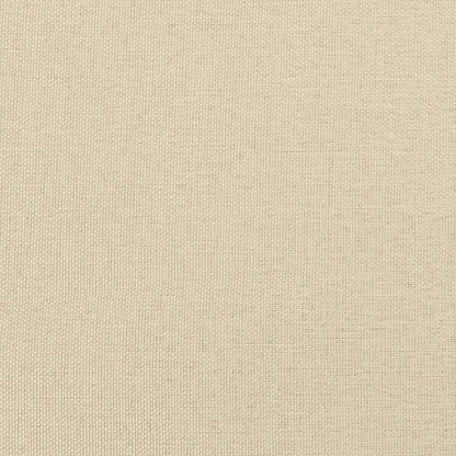 Zweisitzer-Sofa Creme 111 cm Stoff