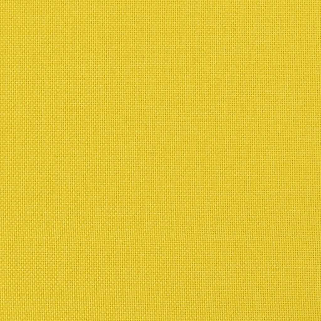Zweisitzer-Sofa Gelb 111 cm Stoff