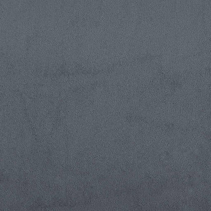 Zweisitzer-Sofa Dunkelgrau 111 cm Samt