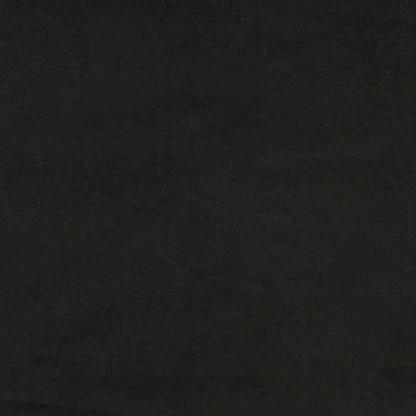 Zweisitzer-Sofa mit Nackenrollen Schwarz 110 cm Samt