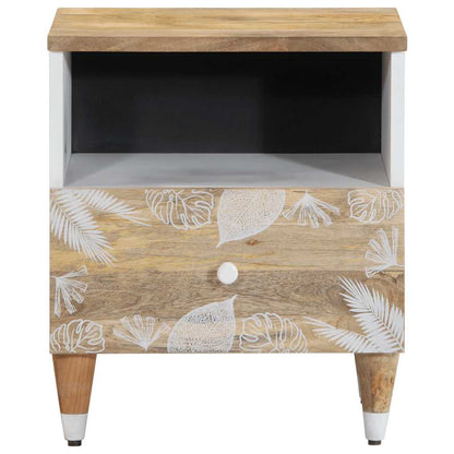 Nachttisch 40x33x46 cm Massivholz Mango