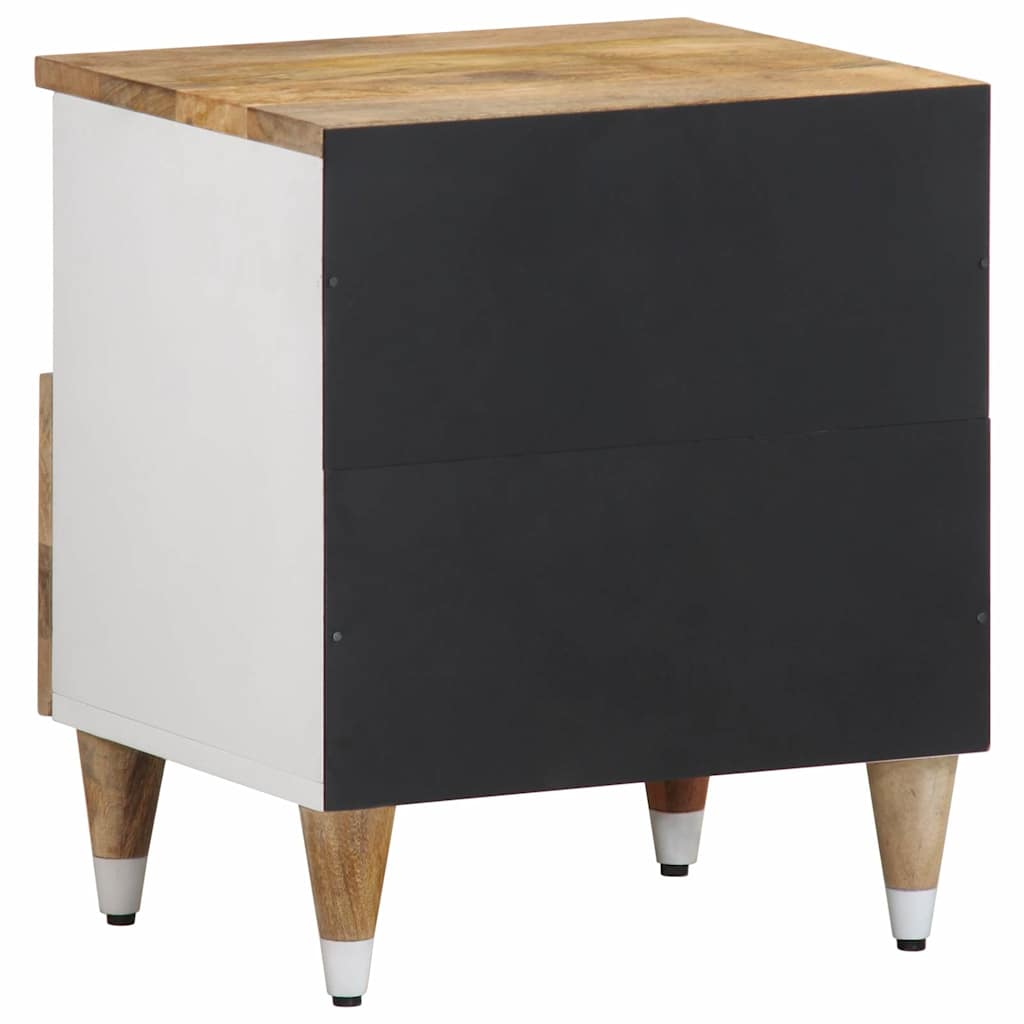 Nachttisch 40x33x46 cm Massivholz Mango