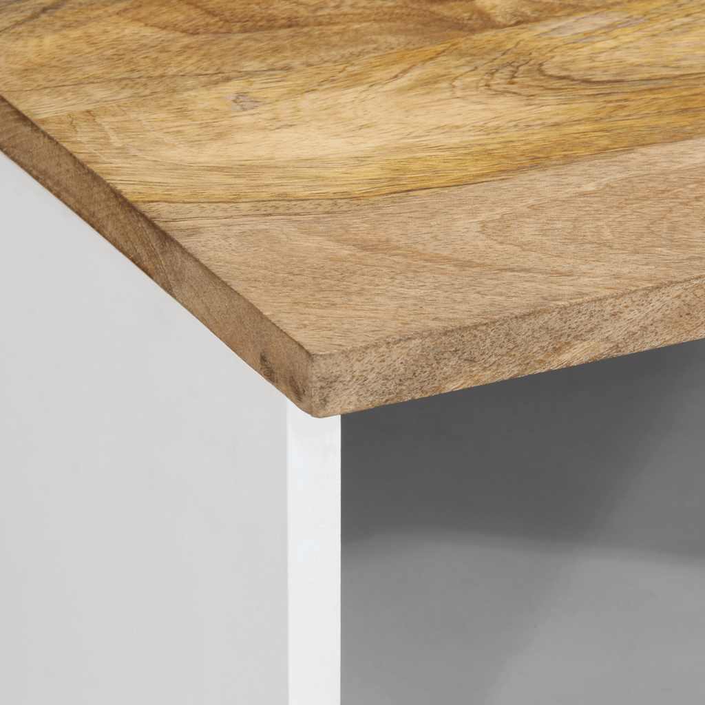 Nachttisch 40x33x46 cm Massivholz Mango