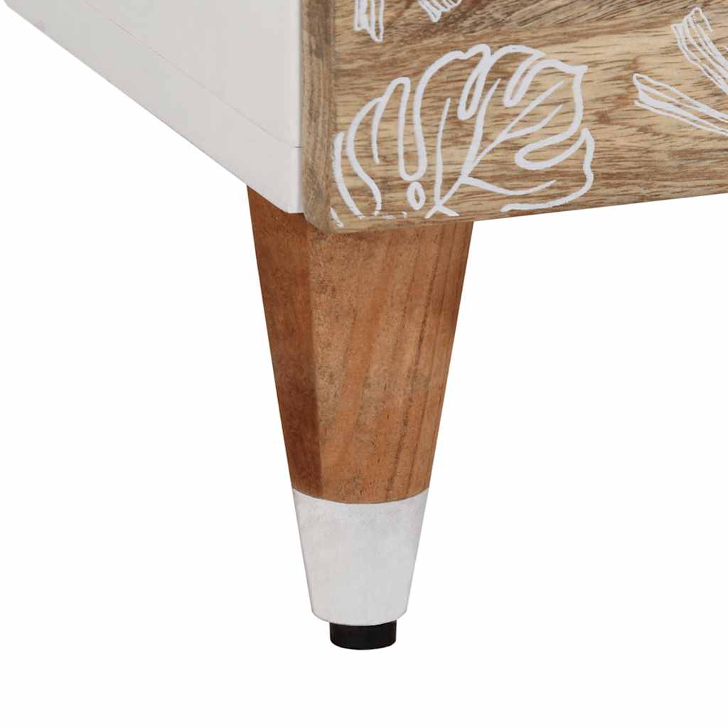 Nachttische 2 Stk. 40x33x46 cm Massivholz Mango