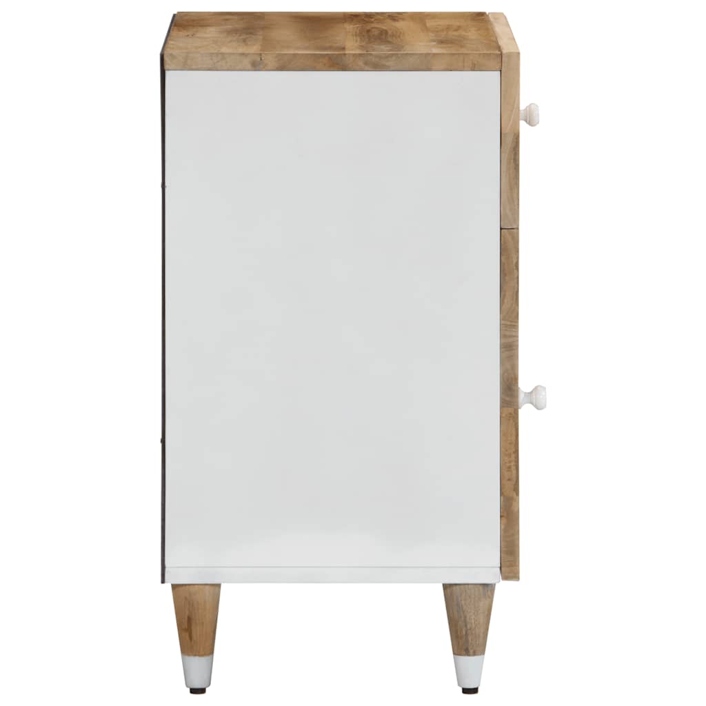 Nachttisch 50x33x60 cm Massivholz Mango