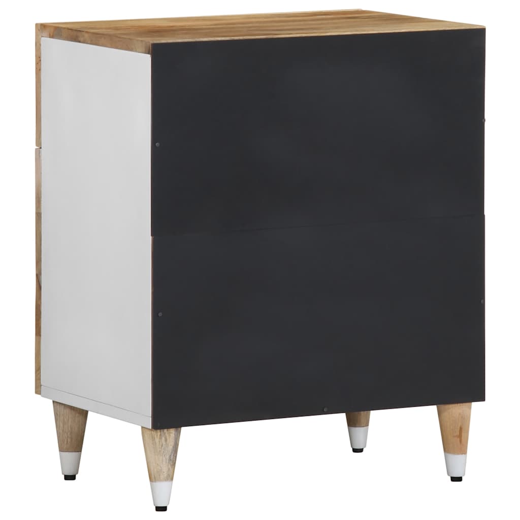 Nachttisch 50x33x60 cm Massivholz Mango