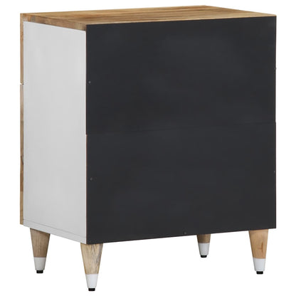 Nachttisch 50x33x60 cm Massivholz Mango