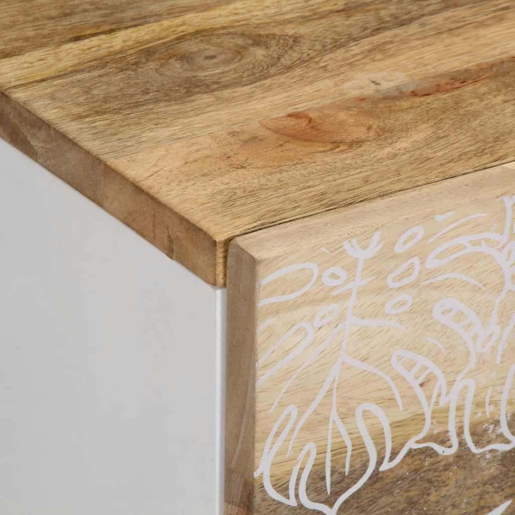 Nachttisch 50x33x60 cm Massivholz Mango