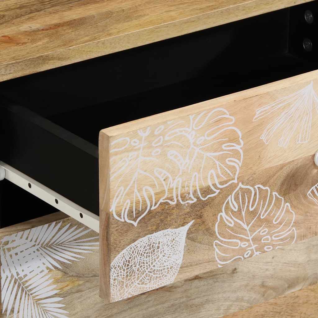 Nachttisch 50x33x60 cm Massivholz Mango