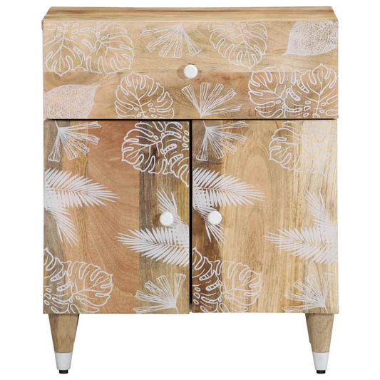 Nachttisch 50x33x60 cm Massivholz Mango