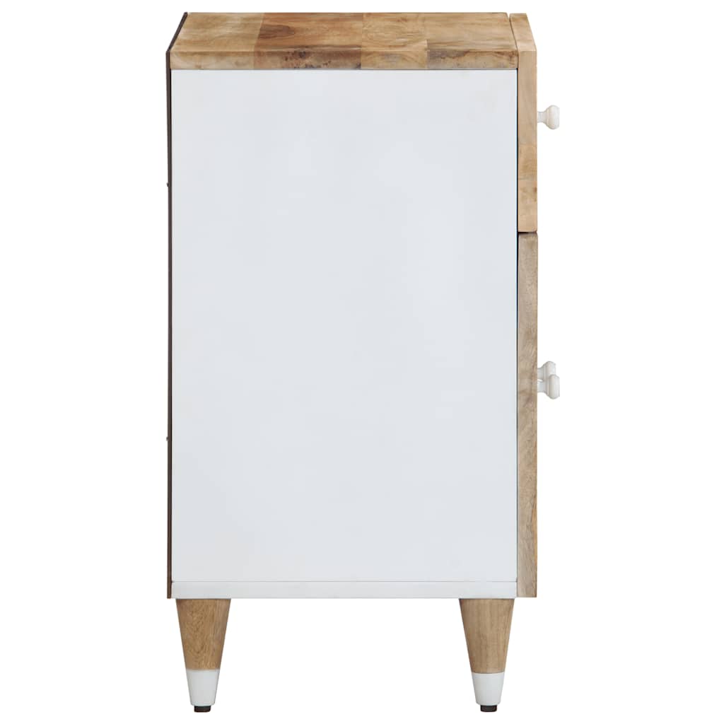Nachttisch 50x33x60 cm Massivholz Mango