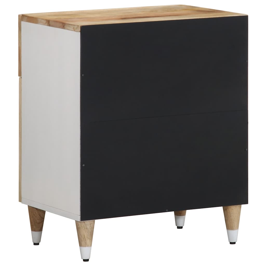 Nachttisch 50x33x60 cm Massivholz Mango