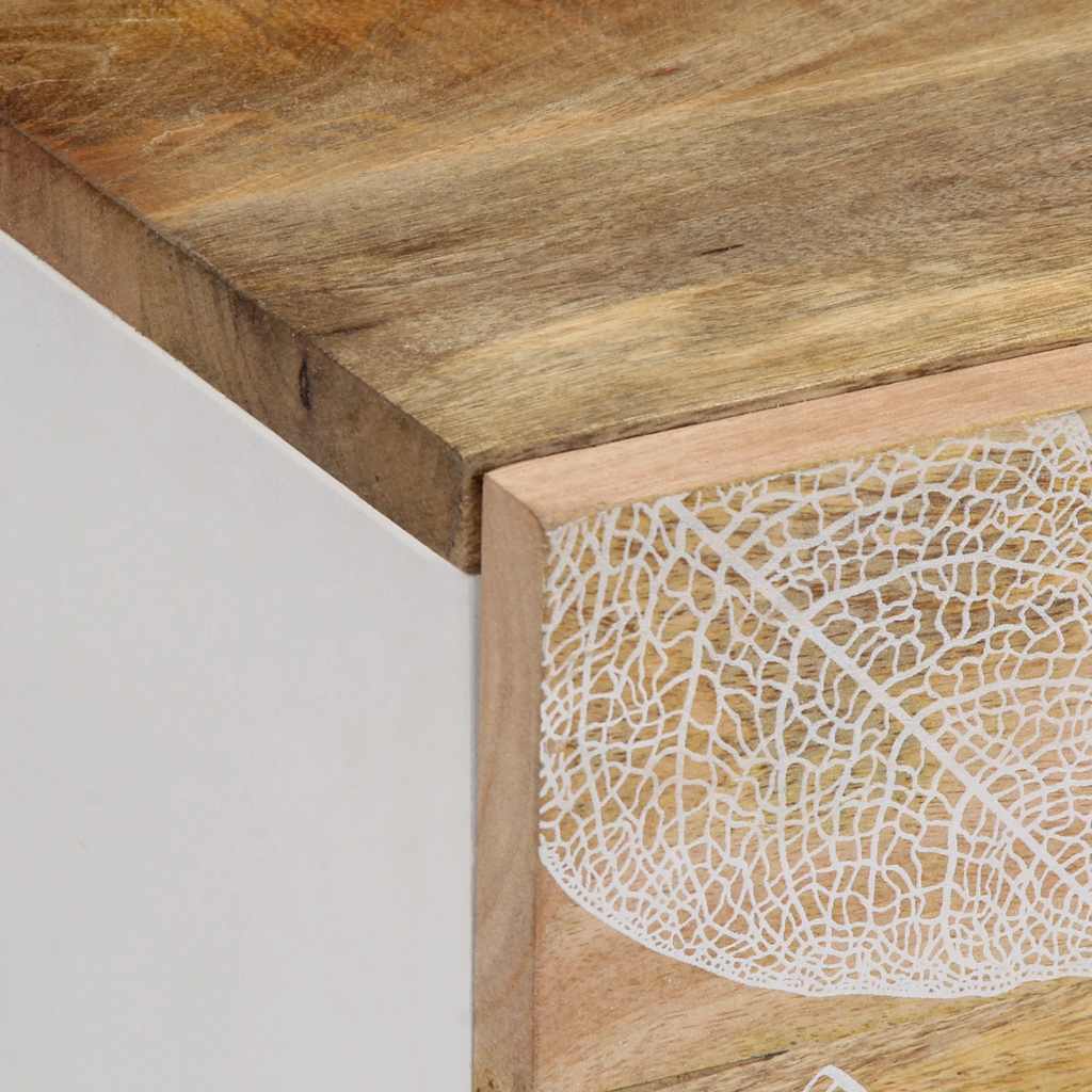 Couchtisch 100x54x40 cm Massivholz Mango