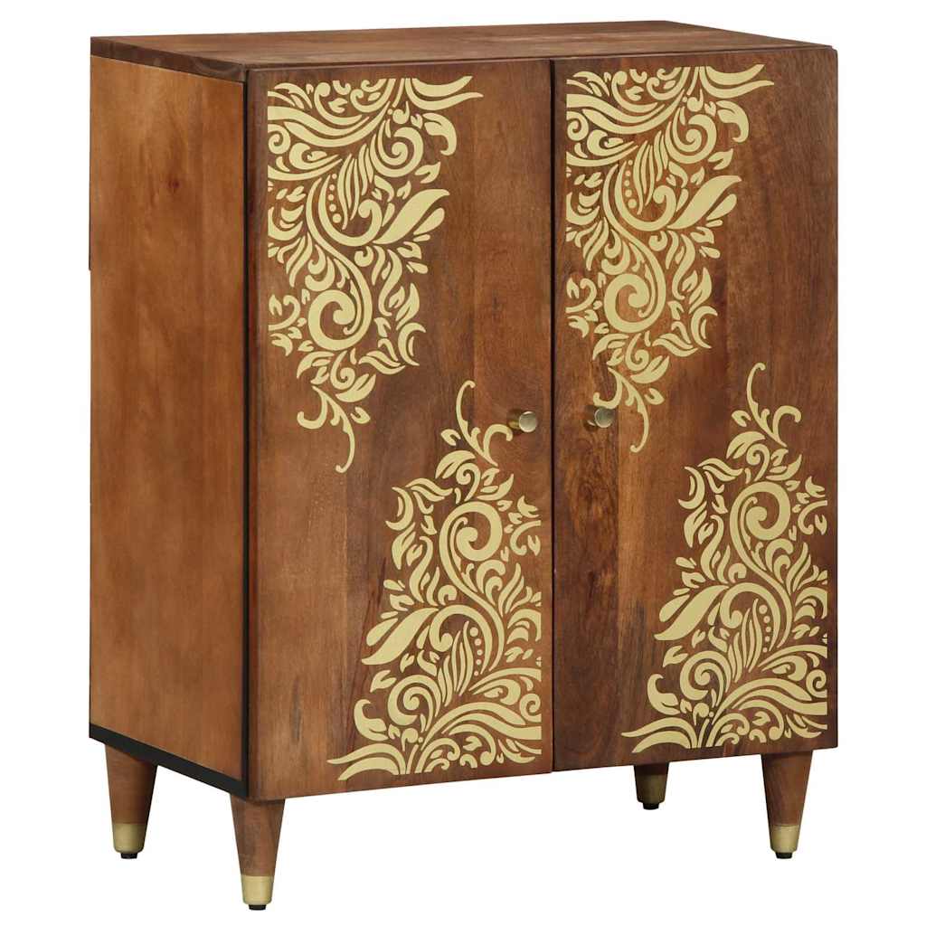 Sideboard Braun 60 x 33.5 x 75 cm Massivholz Mango