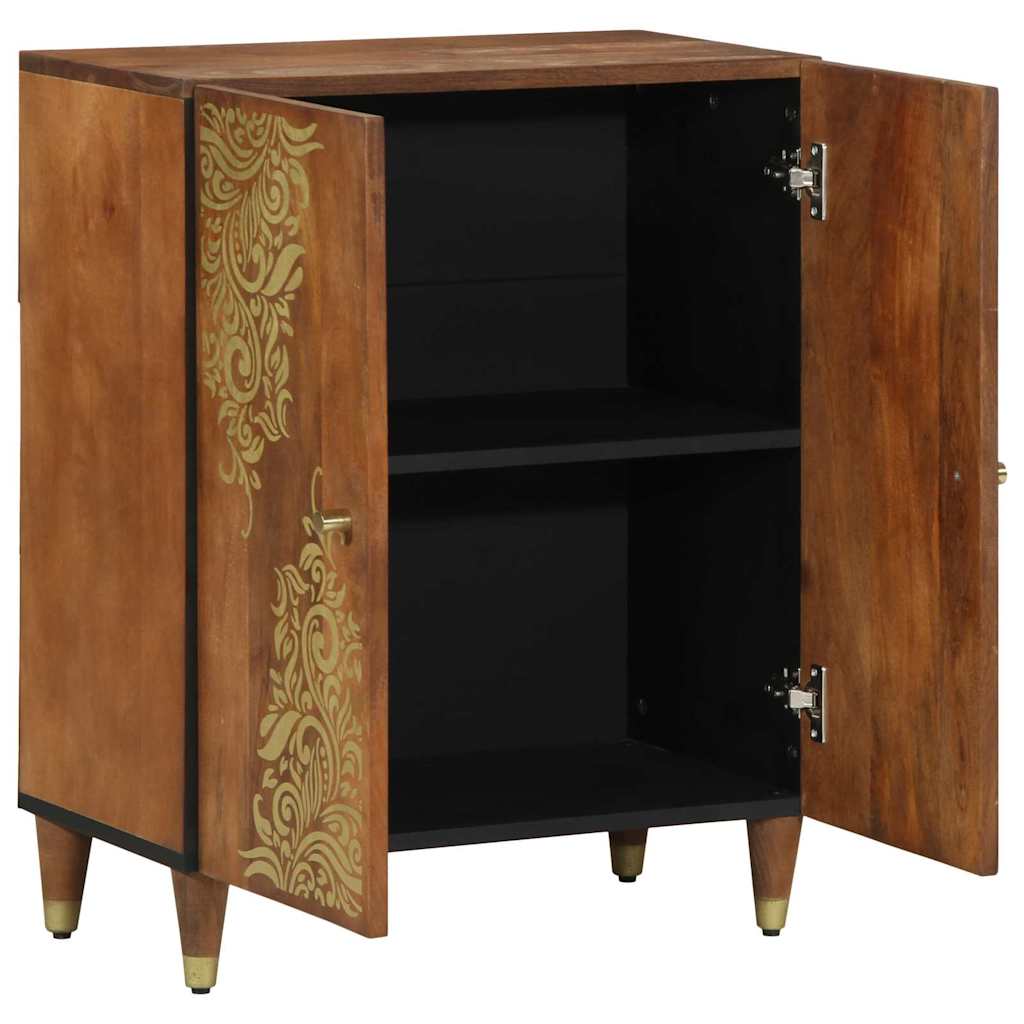 Sideboard Braun 60 x 33.5 x 75 cm Massivholz Mango
